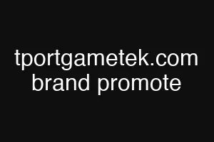 tportgametek.com brand promote